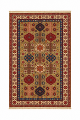 Khorasan Hexagonal Medallion Wool Area Rug