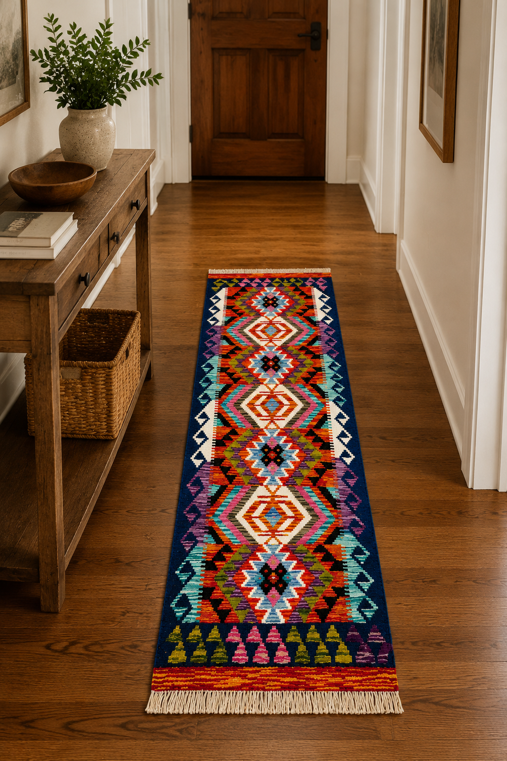 Tribal Flatweave Kilim Rug