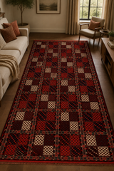 Tribal Geometric Runner Rug