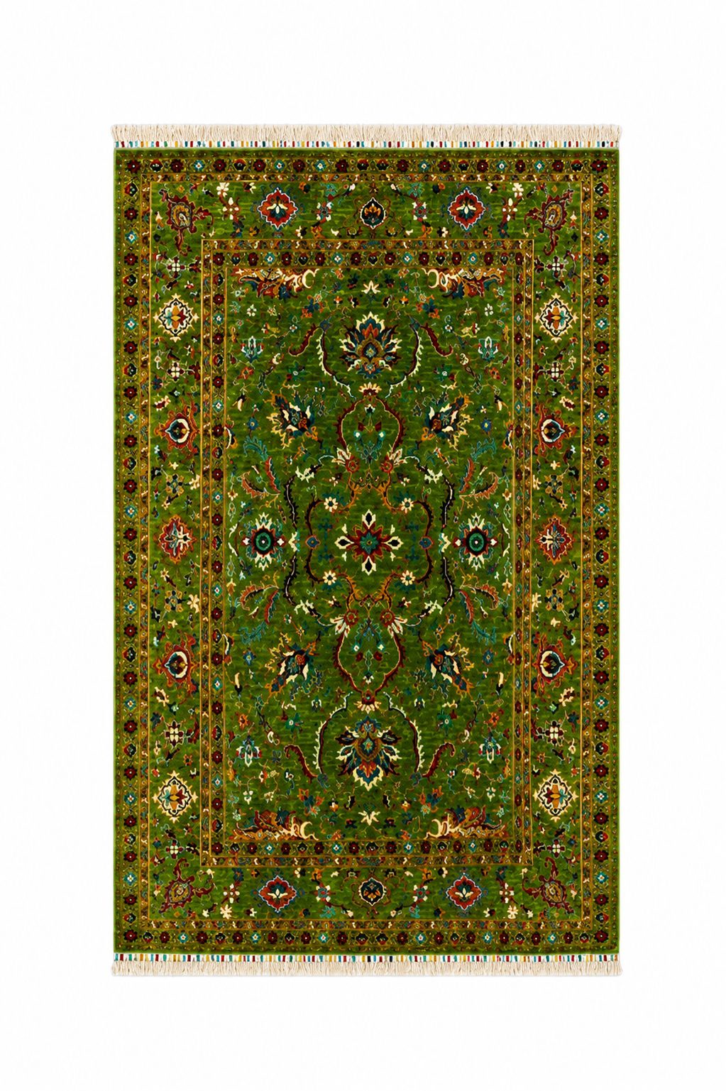 Oriental Floral Medallion Area Rug