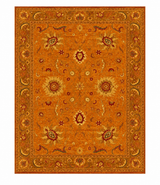 Traditional Oushak Floral Palmette Area Rug