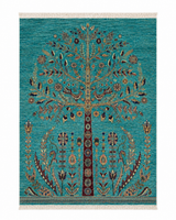 Oriental Tree of Life Birds Area Rug