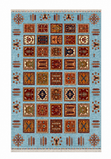 Persian Khesti Garden Panel Area Rug