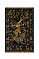Shikargah Pictorial Hunting Scene Mat