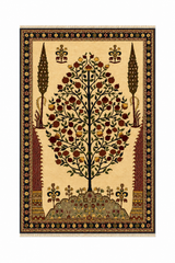 Persian Tree of Life Area Rug