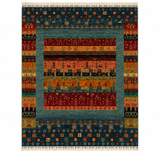 Whispering Desert Nights Handwoven Tribal Rug