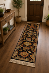 Cozy Starlit Pathway Wool Runner Rug