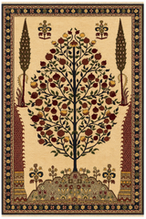 Persian Tree of Life Wool Rug