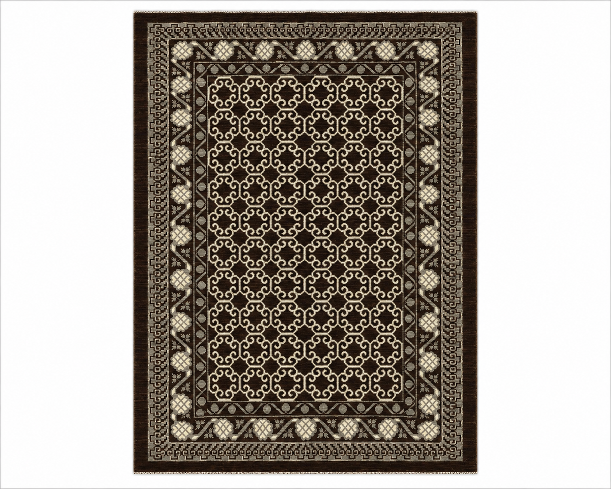 Traditional Geometric Motif Mat