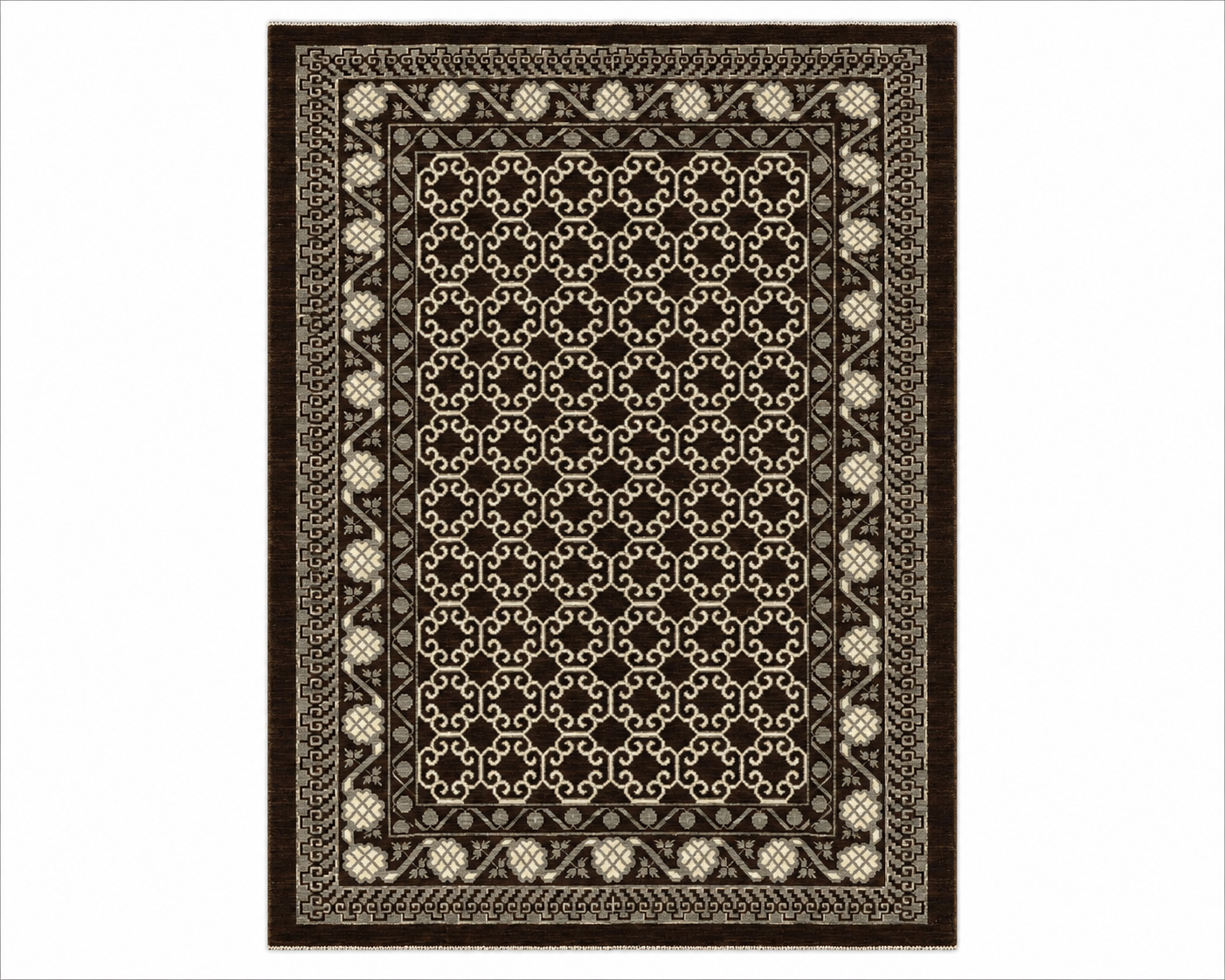 Traditional Geometric Motif Mat