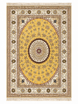 Saffron Sunburst Area Rug