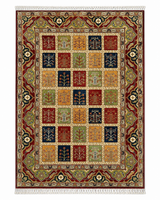 Bakhtiari Grid Area Rug