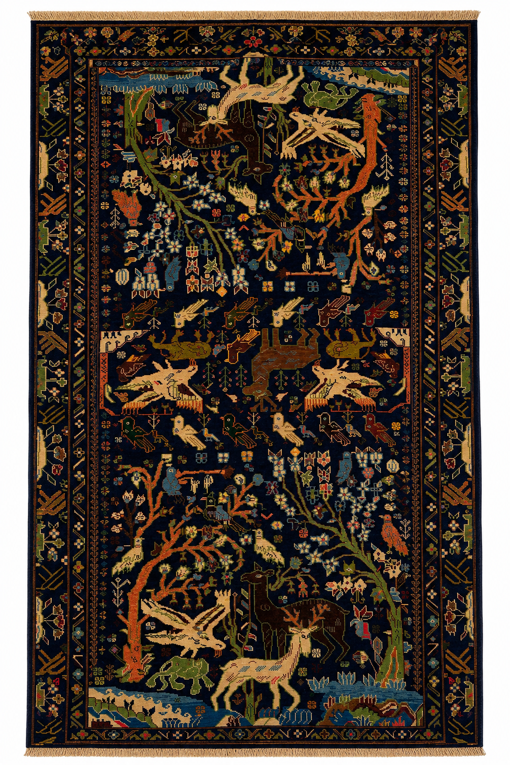Majestic Shikargah Forest Landscape Pictorial Mat