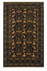 Golden Pathway Shikargah Rug