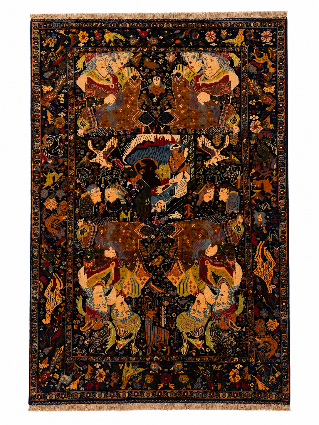 Autumn Mosaic Shikargah Rug
