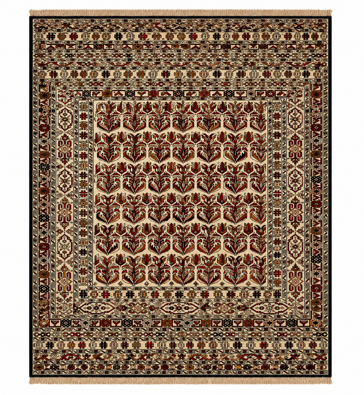 Muted Earth-Tone Kilim