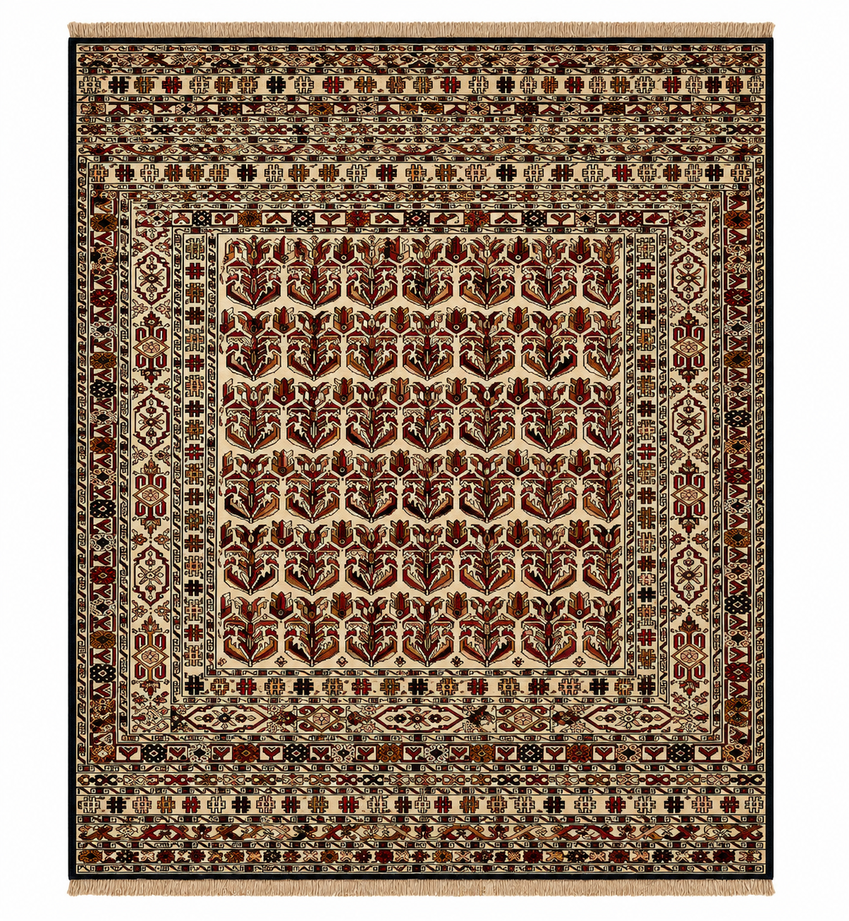 Muted Earth-Tone Kilim