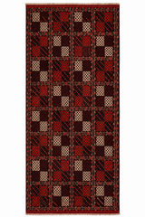Tribal Geometric Royal Crimson Runner