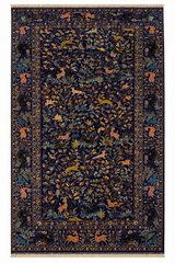 Shikargah Midnight Bloom Rug