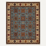 Slate Tribal Mosaic Rug