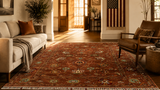 Copper Palmette Area Rug