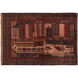 Architectural Landscape Wall Hanging