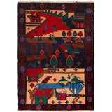 Handmade Tribal Design Rug