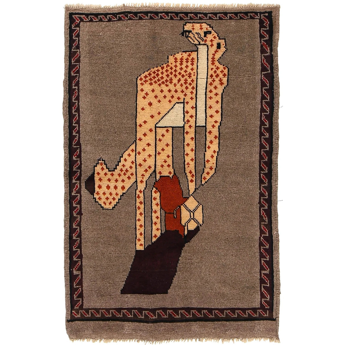 Pictorial Leopard Motif Wall Hanging
