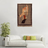 Pictorial Leopard Motif Wall Hanging