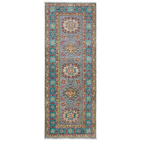Caucasian Star Medallion Runner Rug