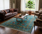 Isfahan Shah Abbas Lotus Palmette Area Rug