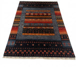 Authentic Gabbeh Nomadic Narrative Area Rug