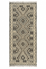 Striped Diamond Medallion Kilim