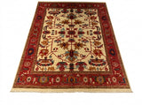 Ziegler Afghan Floral Vine Lattice Area Rug