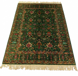 Rich Forest Green Area Rug