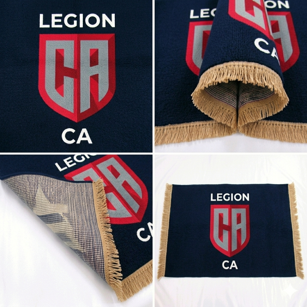 Legion CA FC Hand-Knotted Wool Wall Flag