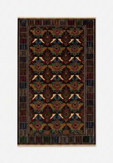Caucasian Kazak Geometric Area Rug