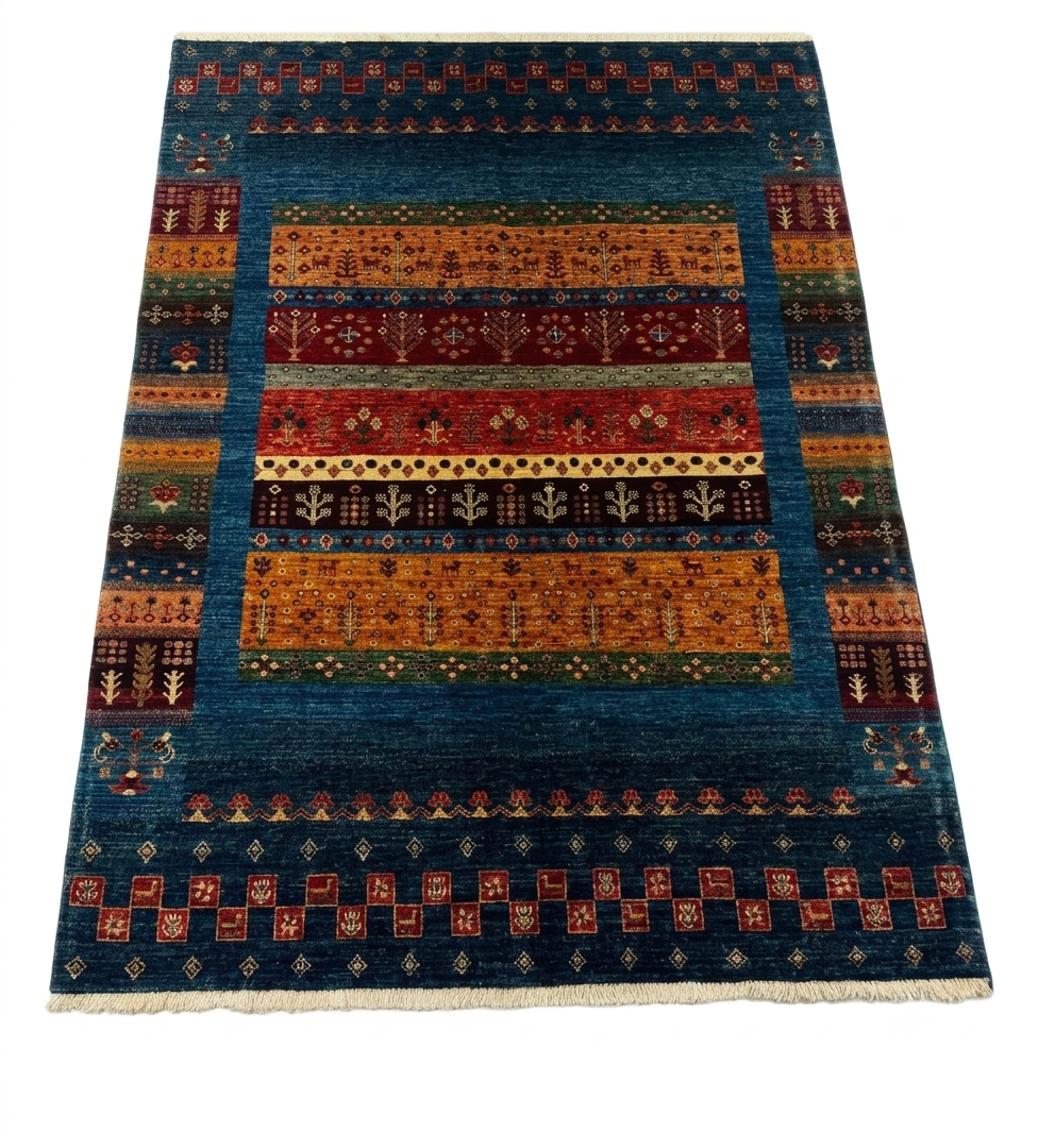 Whispering Desert Nights Handwoven Tribal Rug
