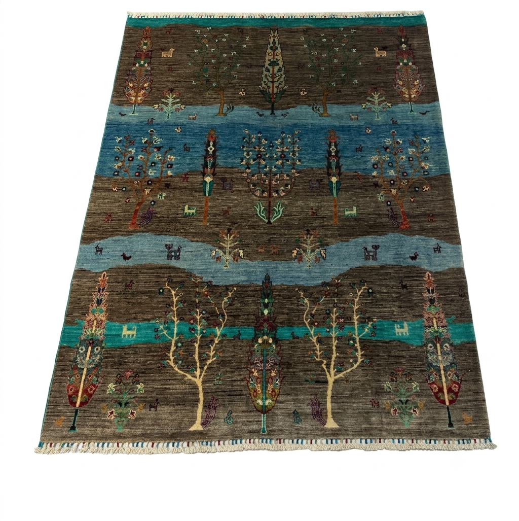 Earth & Sky Woodland Gabbeh Wool Area Rug