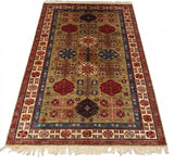 Khorasan Hexagonal Medallion Wool Area Rug