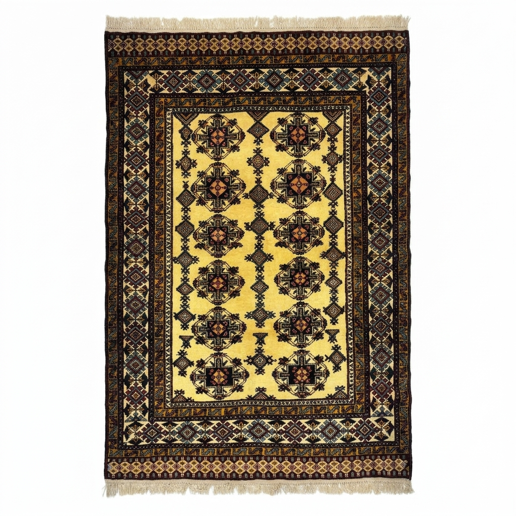Afghan Wool Rug Baluchi Aqsi