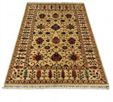 Botanical Cypress & Blooming Palmette Area Rug