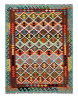 Harlequin Diamond Grid Kilim