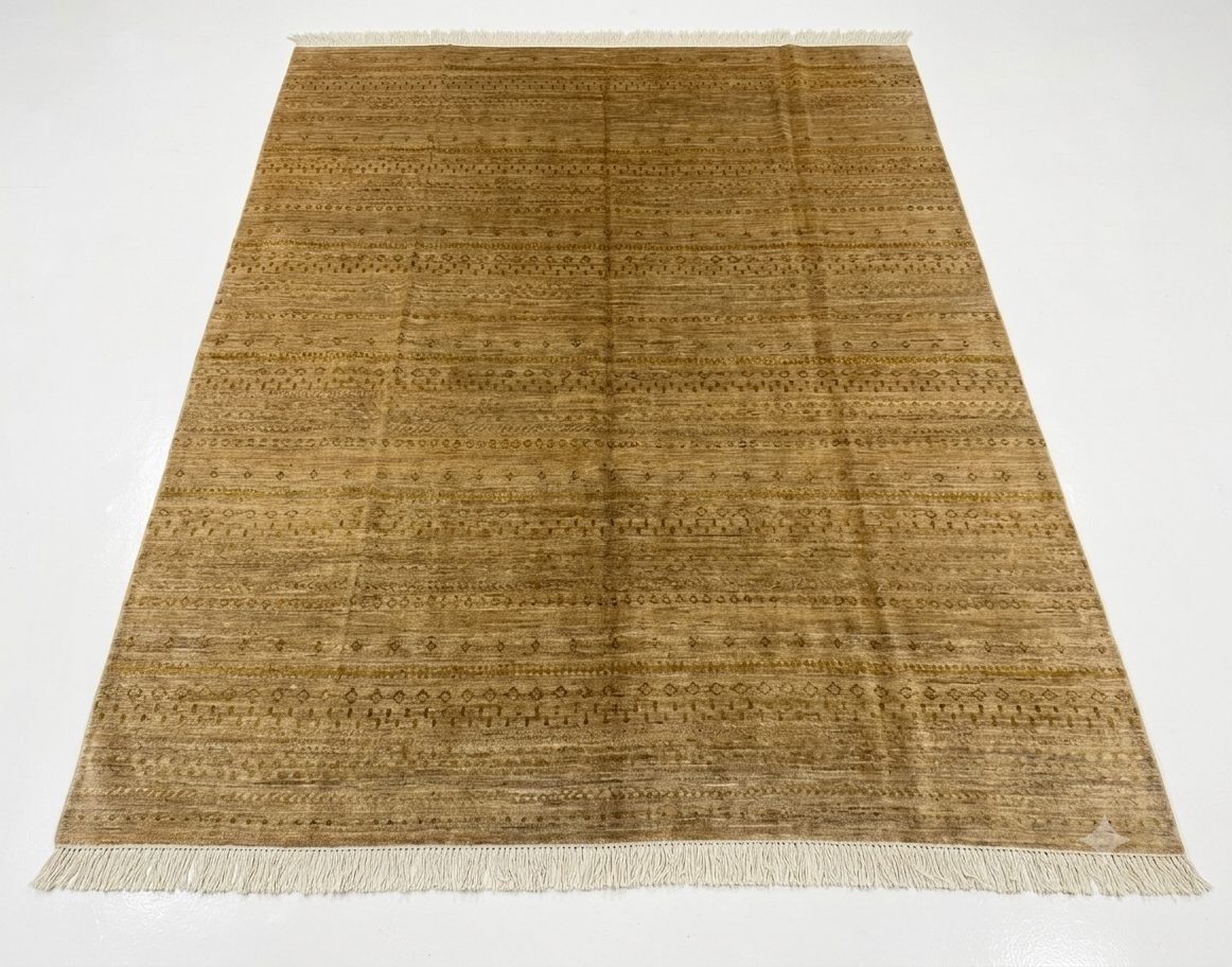 Mocha Linear Weave Rug