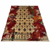 Bohemian-Style Deconstructed Medallion Area Rug