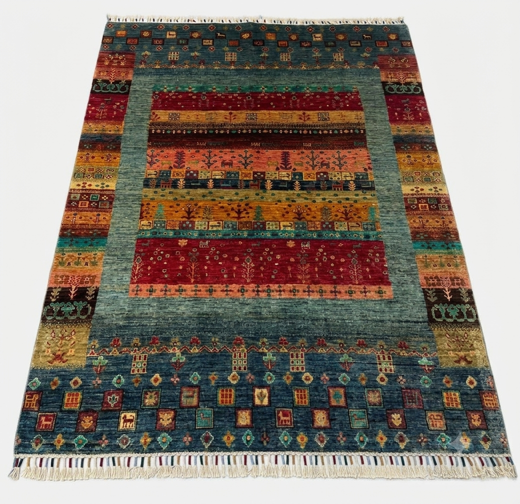 Whispering Desert Nights Handwoven Tribal Rug