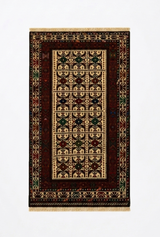 Antique Baluch Grid Compartment Rug
