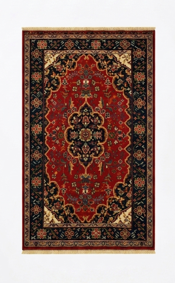 Persian Traditional Motif Wool Rug