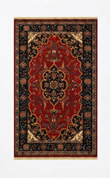 Persian Traditional Motif Wool Rug