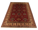 Caucasian Geometric Medallion Area Rug